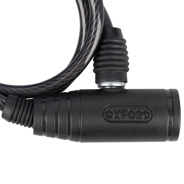 Трос протиугінний Oxford Bumper Cable Lock Smoke 6mm x 600mm