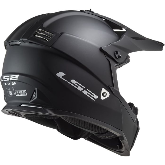Шолом LS2 MX437J Fast Evo Mini Matt Black
