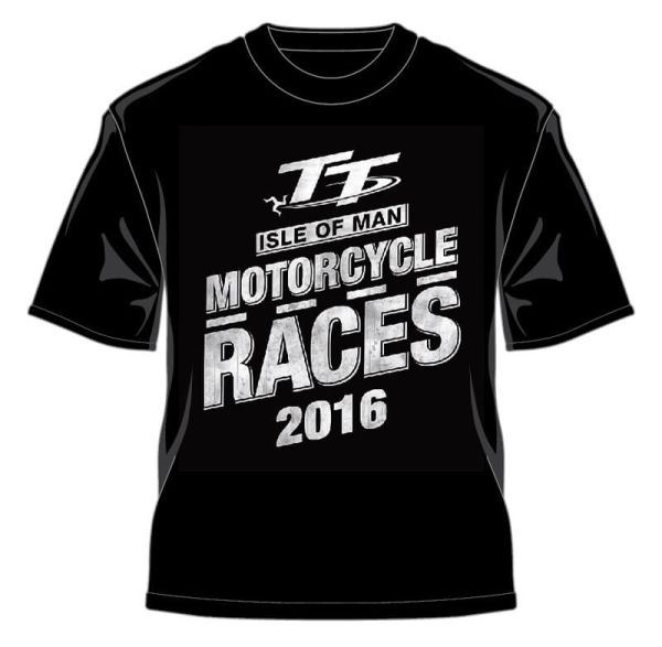 Футболка IOMTT T-Shirt - Isle Of Man Motorcycle Races 2016 Black