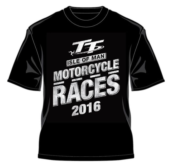 Футболка IOMTT T-Shirt - Isle Of Man Motorcycle Races 2016 Black