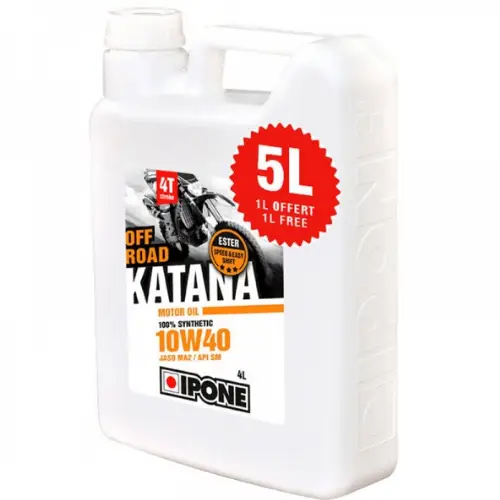 Моторна олива IPONE OFF Road Katana 10W40 (4+1л)