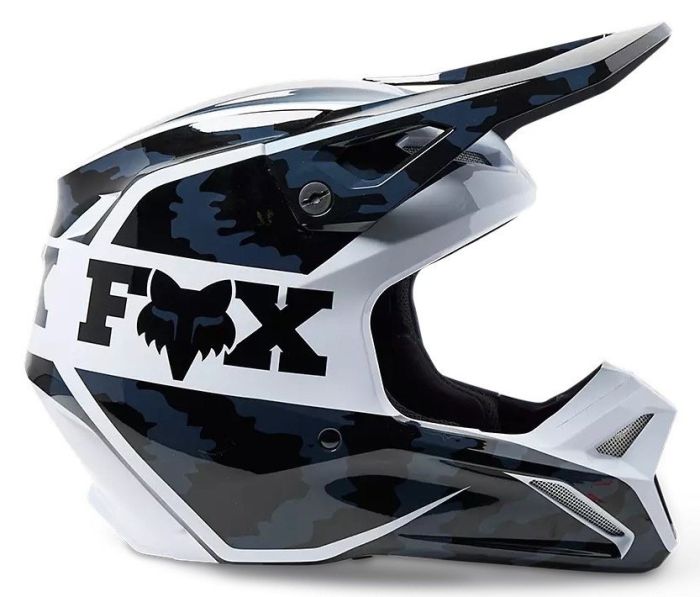 Мотошолом Fox V1 Nuklr Helmet Black