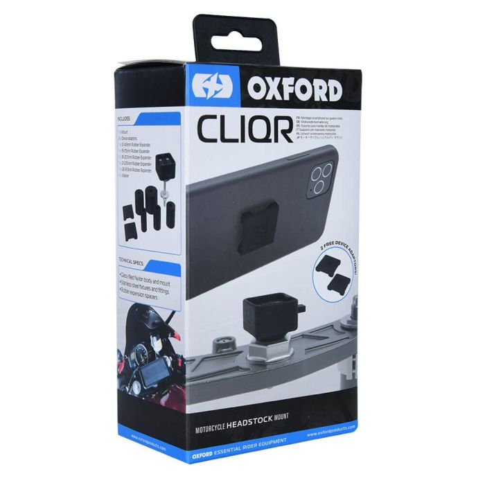 Тримач Oxford CLIQR Motorcycle Head Stock Mount System