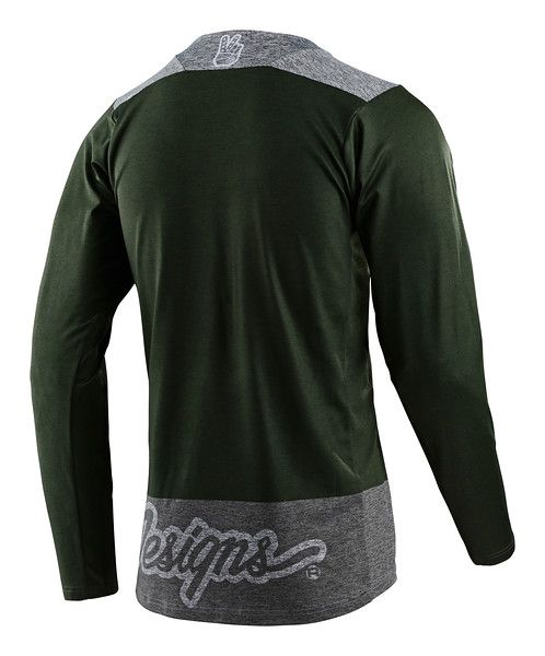 Джерсі TLD Skyline L/S Chill Jersey [London Olive/Grey]