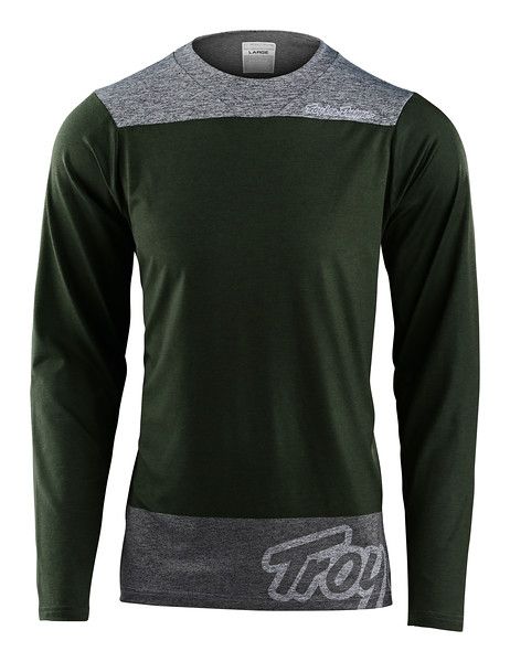 Джерсі TLD Skyline L/S Chill Jersey [London Olive/Grey]