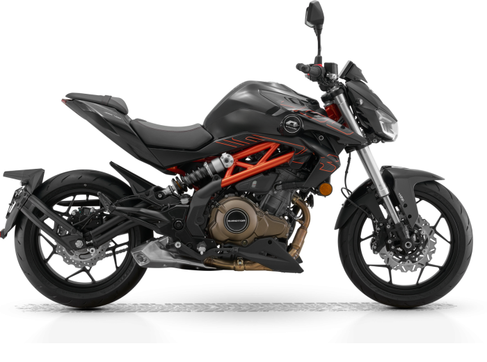 Мотоцикл QJMOTOR SRK 400 ORANGE/BLACK