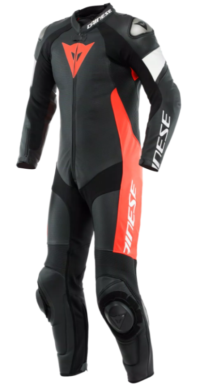 Мотокомбінезон Dainese TOSA PERF BLACK/FLUO-RED/WHITE