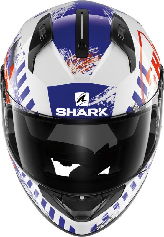 Мотошолом Shark Ridill Skyd White/Blue/Red