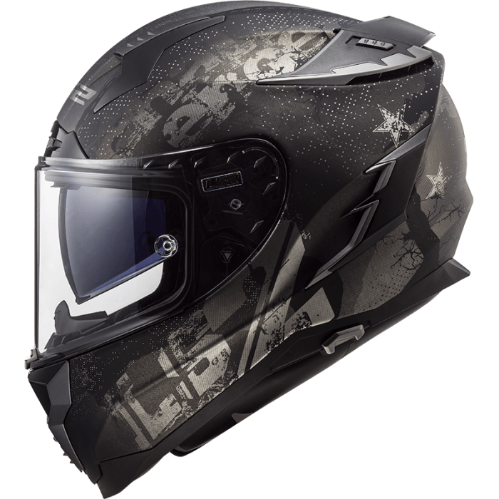 Мотошолом LS2 FF327 Challenger Flex Matt Black