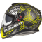 Мотошолом MT Thunder 3 SV Isle Of Man Matt Black/Fluor Yellow