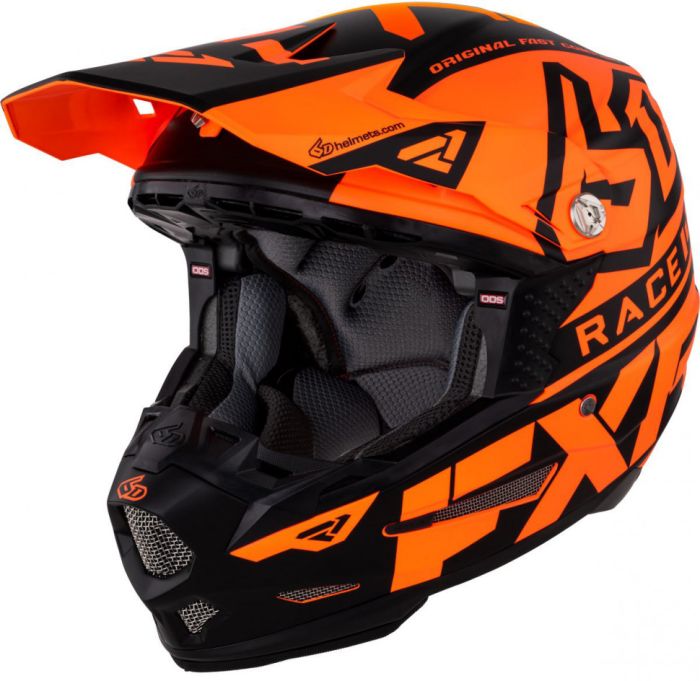 Мотошолом FXR 6D ATR-2 Race Div 21-Orange