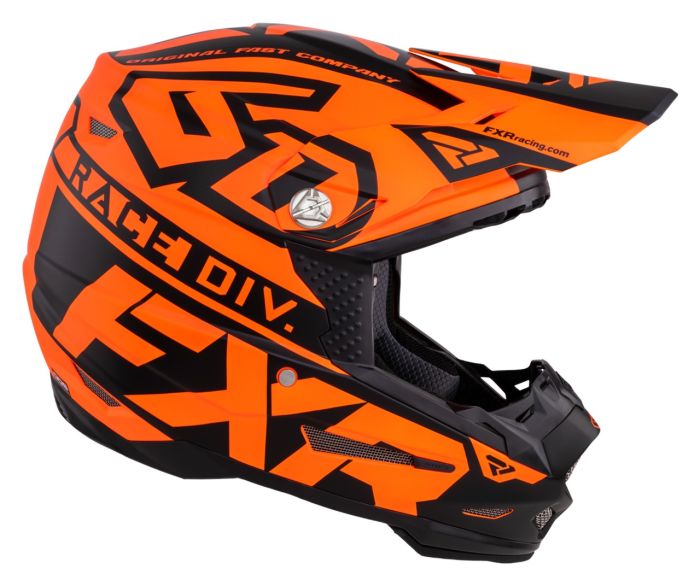 Мотошолом FXR 6D ATR-2 Race Div 21-Orange