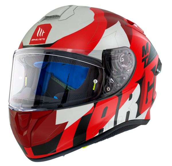 Мотошолом MT Targo Pro Biger C5 Matt Pearl Red
