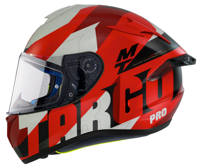 Мотошолом MT Targo Pro Biger C5 Matt Pearl Red