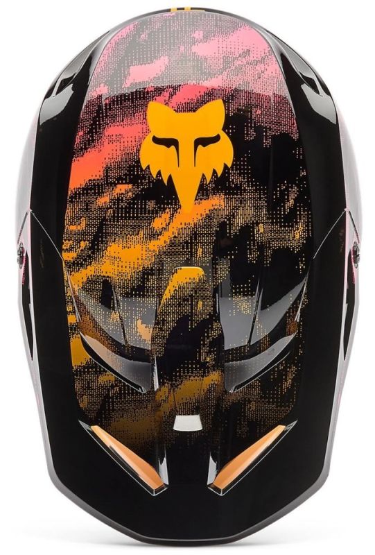 Шолом Fox V1 Helmet - Kairos Tangerine