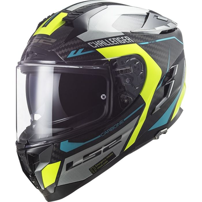 Мотошолом LS2 FF327 Challenger CT2 Thorn Hi-Vis Yellow