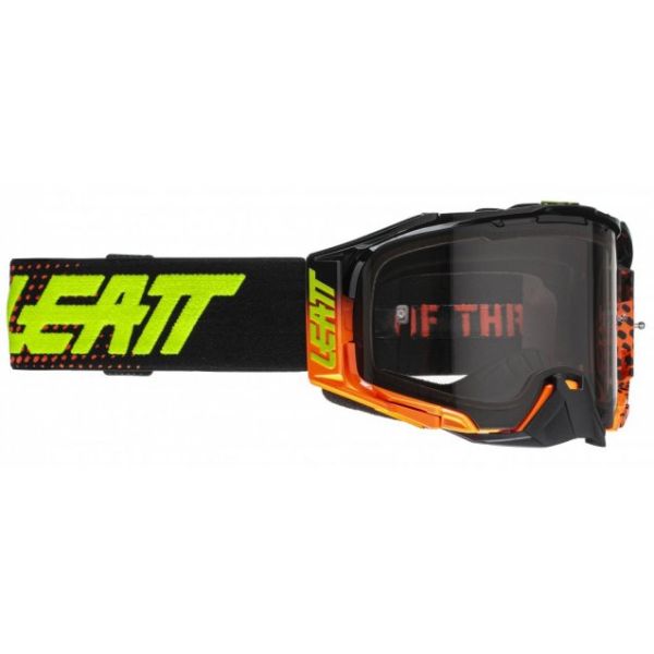 Окуляри LEATT Goggle Velocity 6.5 Orange - Light Grey Colored Lens