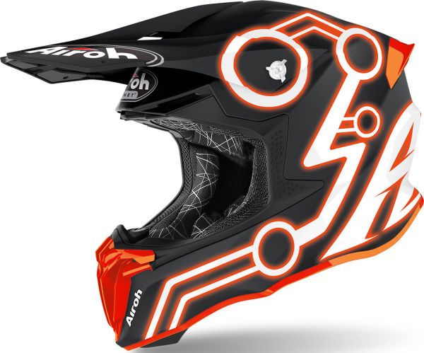 Мотошолом Airoh Twist 2.0 Neon Orange Matt