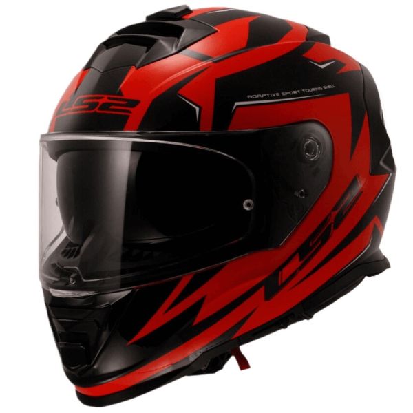 Мотошолом LS2 FF800 Storm 2 Atomik Gloss Black Red