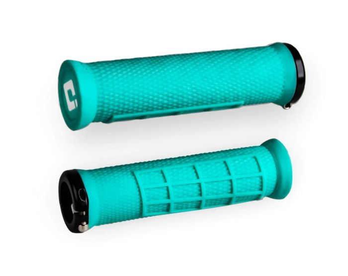 Гріпси ODI Elite Flow, V2.1 Lock-On, Mint w/Black Clamp