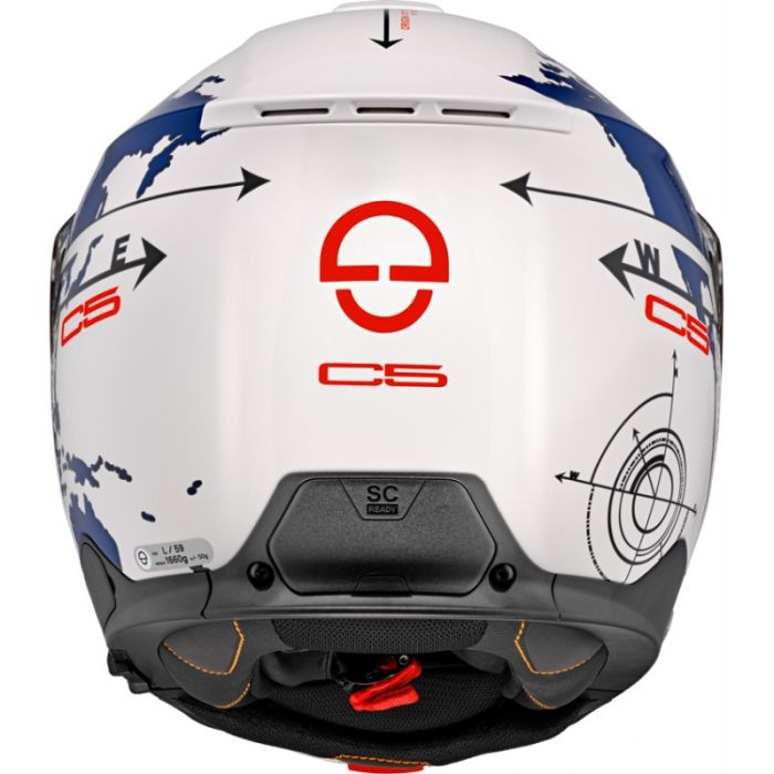 Шолом SCHUBERTH C5 ECE globe blue