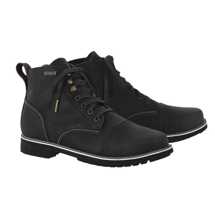 Мотоботи Oxford Digby MS Short Boot Black