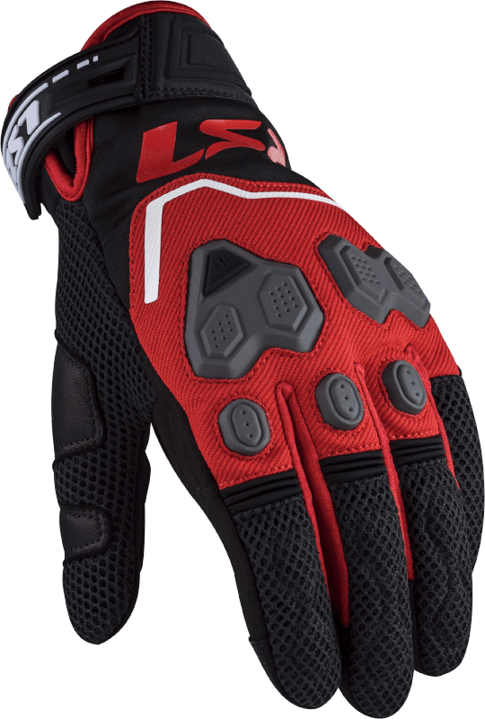 Моторукавички LS2 Vega Man Gloves Black Red