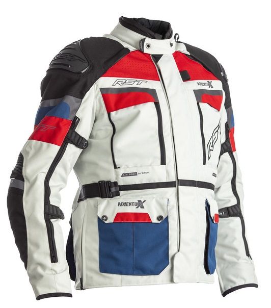 Куртка RST Pro Series Adventure-X CE Mens Textile Jacket Ice / Blue / Red
