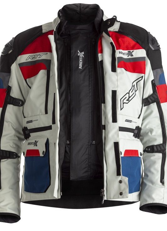 Куртка RST Pro Series Adventure-X CE Mens Textile Jacket Ice / Blue / Red