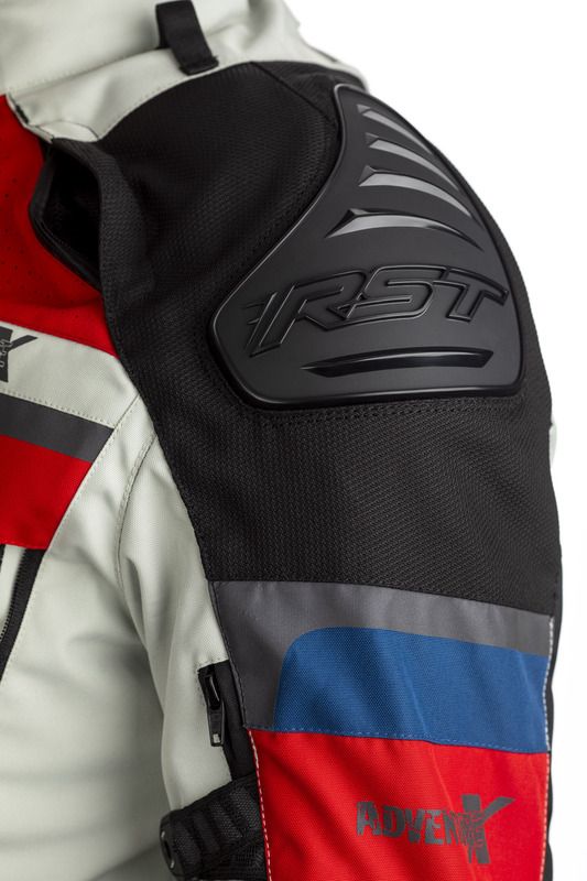 Куртка RST Pro Series Adventure-X CE Mens Textile Jacket Ice / Blue / Red