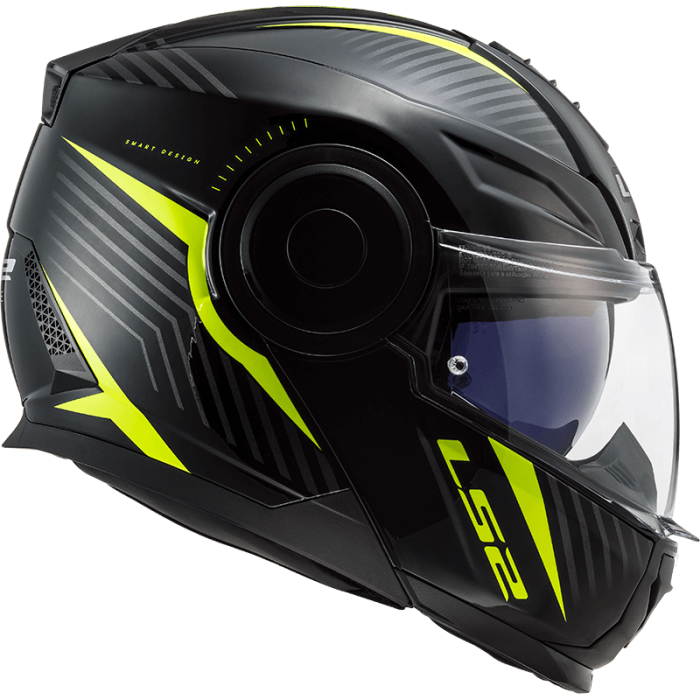 Мотошолом LS2 FF902 Scope Skid Black Hi-Vis Yellow