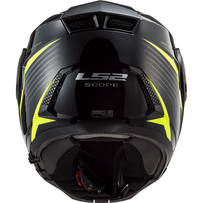 Мотошолом LS2 FF902 Scope Skid Black Hi-Vis Yellow