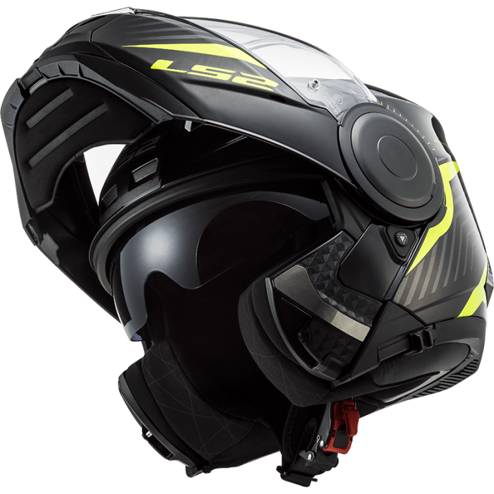 Мотошолом LS2 FF902 Scope Skid Black Hi-Vis Yellow