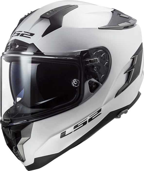 Мотошолом LS2 FF327 Challenger Solid White