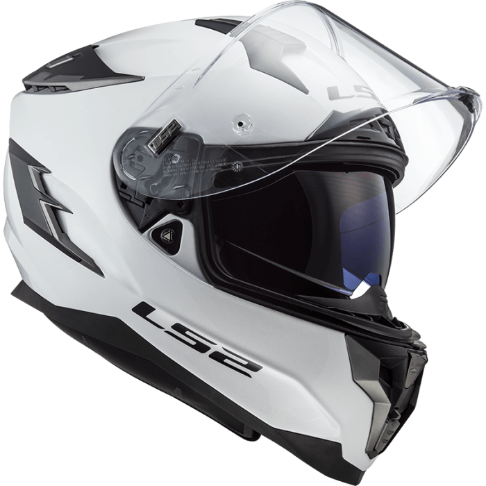 Мотошолом LS2 FF327 Challenger Solid White