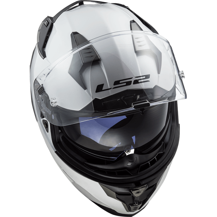 Мотошолом LS2 FF327 Challenger Solid White