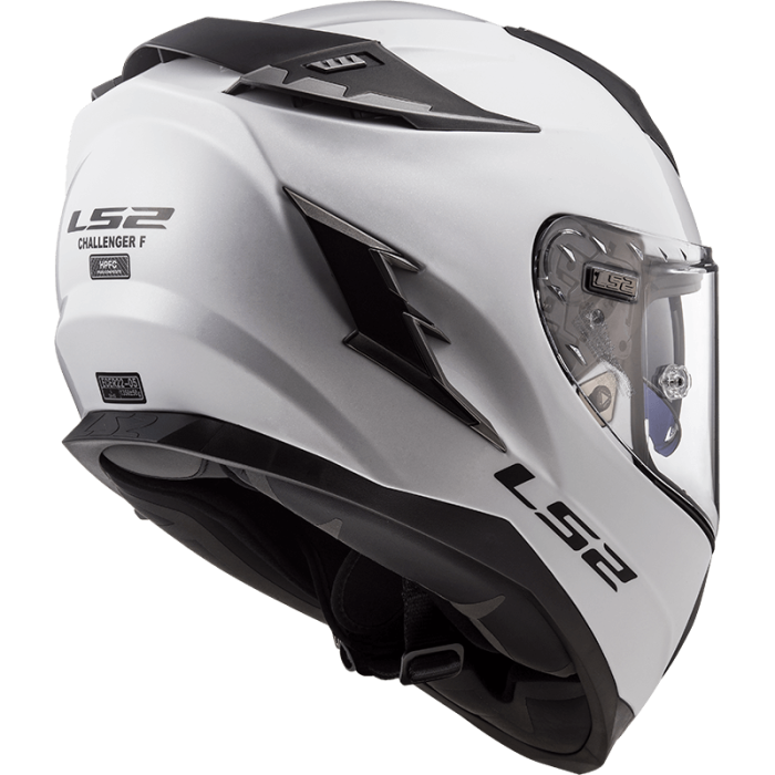 Мотошолом LS2 FF327 Challenger Solid White