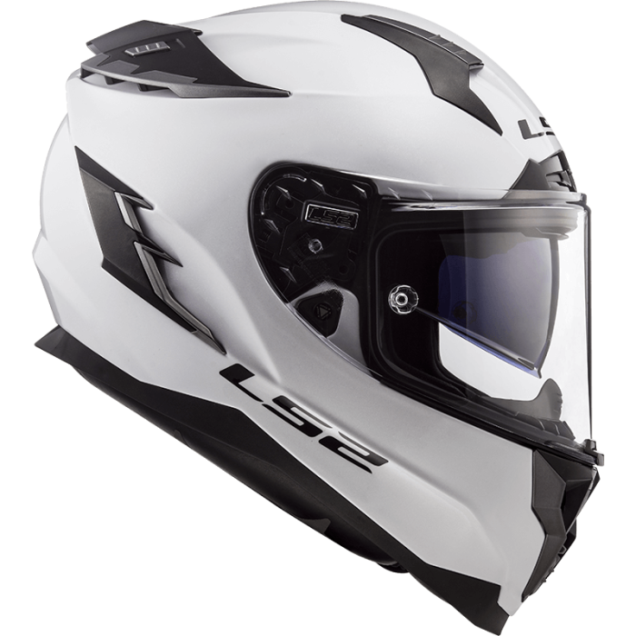 Мотошолом LS2 FF327 Challenger Solid White