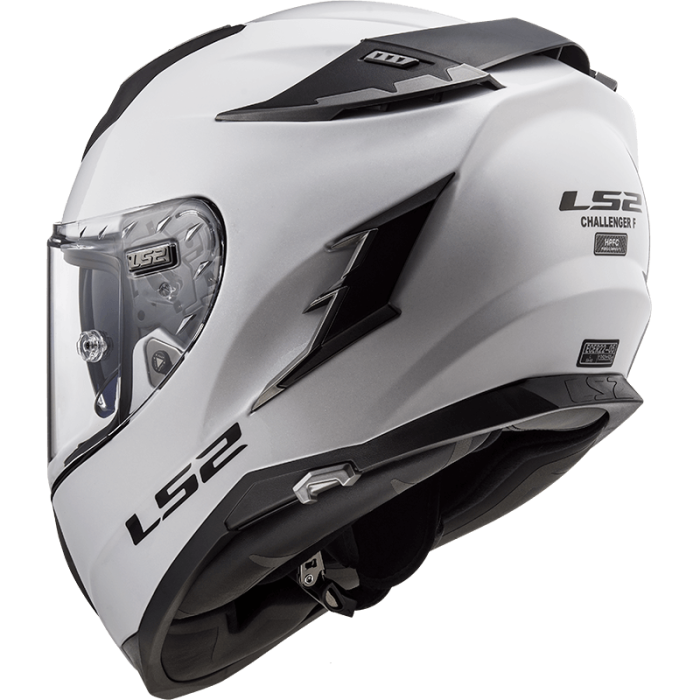Мотошолом LS2 FF327 Challenger Solid White
