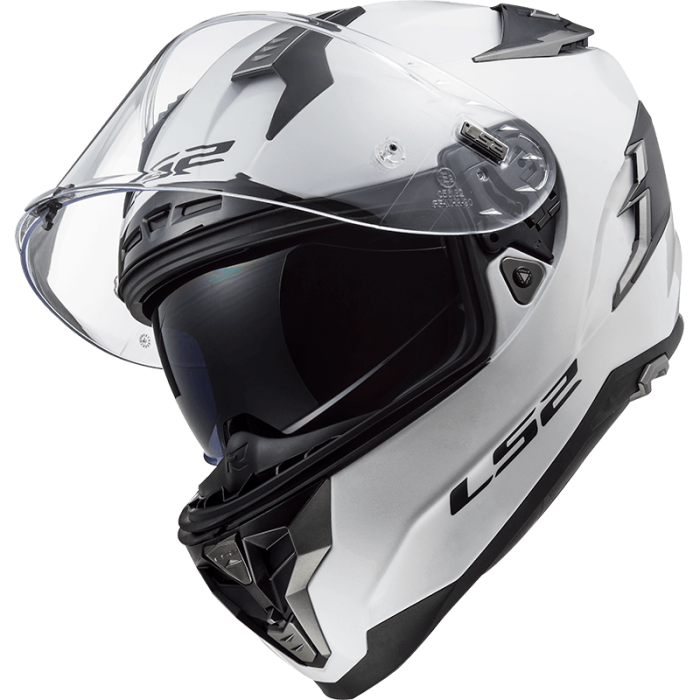 Мотошолом LS2 FF327 Challenger Solid White