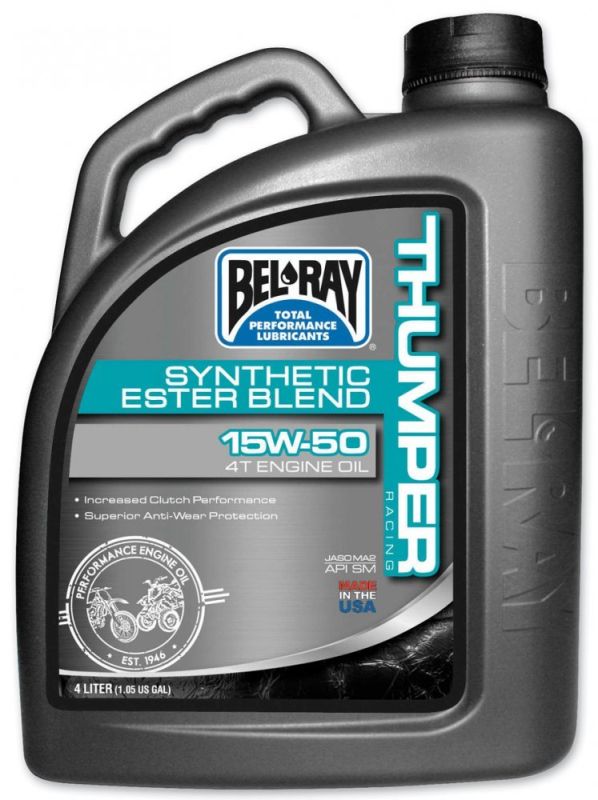 Масло Моторне Bel Ray Thumper Racing Synthetic Ester 4л