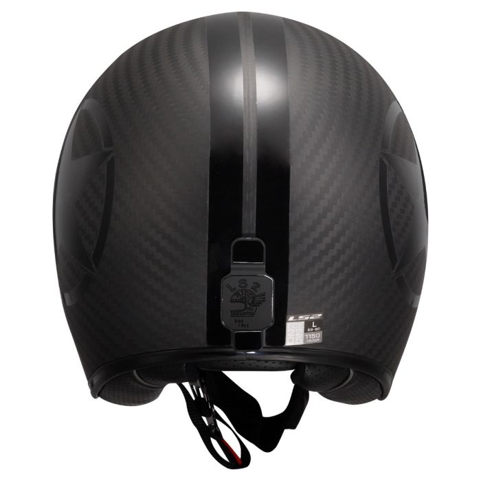 Мотошолом відкритий LS2 OF601 Bob 2 C Star Black