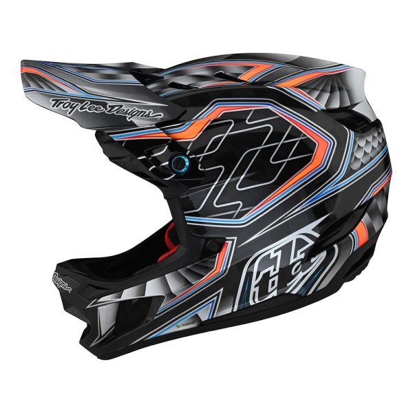 Вело Шолом фуллфейс TLD D4 Carbon [LOW RIDER GRAY]