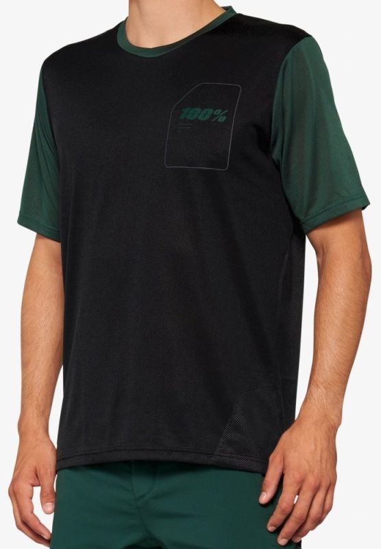 Джерсі 100% Ridecamp Jersey Forest Green