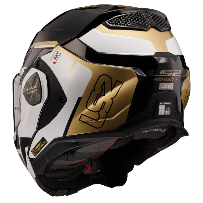Мотошолом LS2 FF901 Advant X Metryk Black Gold