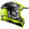 Шолом LS2 MX437J Fast Evo Mini Crusher Black Yellow
