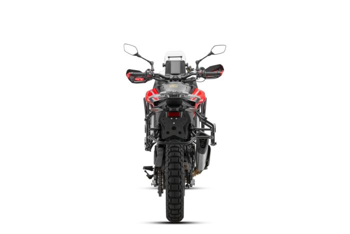 Мотоцикл QJMOTOR SRT 450 RX RED, GOLD RIM