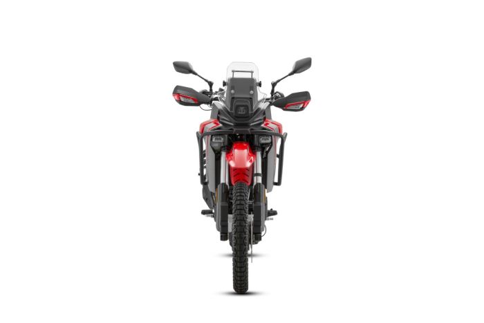 Мотоцикл QJMOTOR SRT 450 RX RED, GOLD RIM
