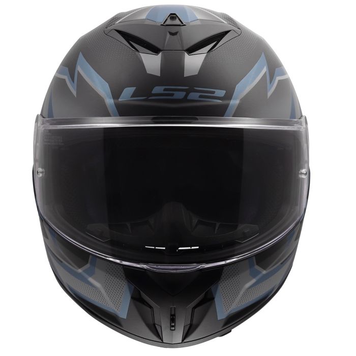Мотошолом LS2 FF820 Rapid 3 Xtrem Black Blue Petrol