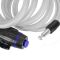 Трос протиугінний Oxford Cable Lock 12mm x 1800mm Clear